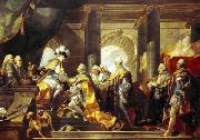 Gabriel-Francois Doyen Louis XVI recoit a Reims les hommages des chevaliers du Spain oil painting artist